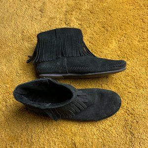 Minnetonka Fringe Boots